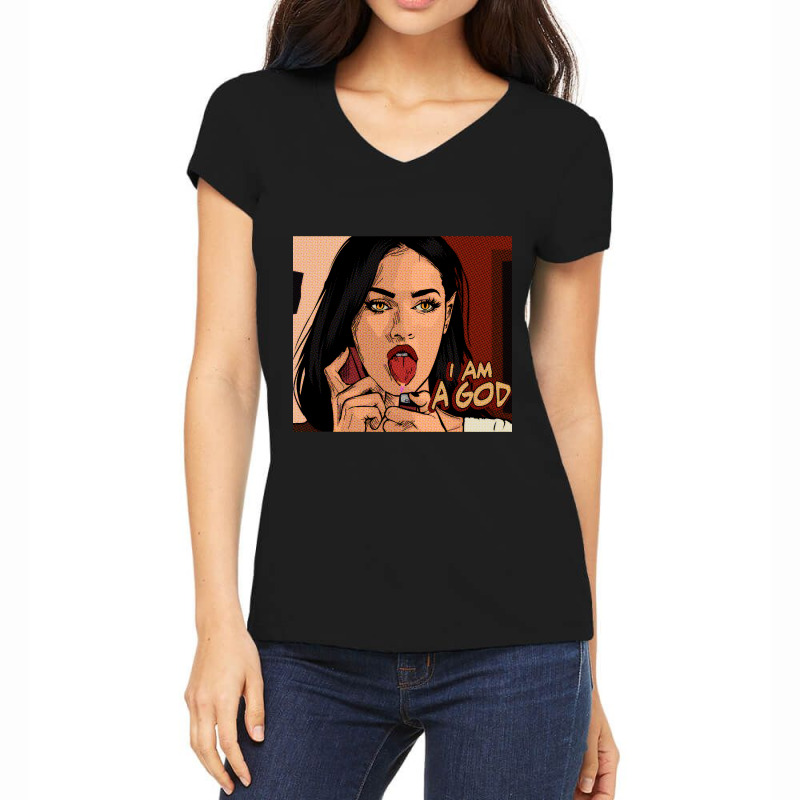 Vintage Graphic  Mortuary Films Characters My Favorite People Women's V-Neck T-Shirt by Artist-Joselyn | Artistshot