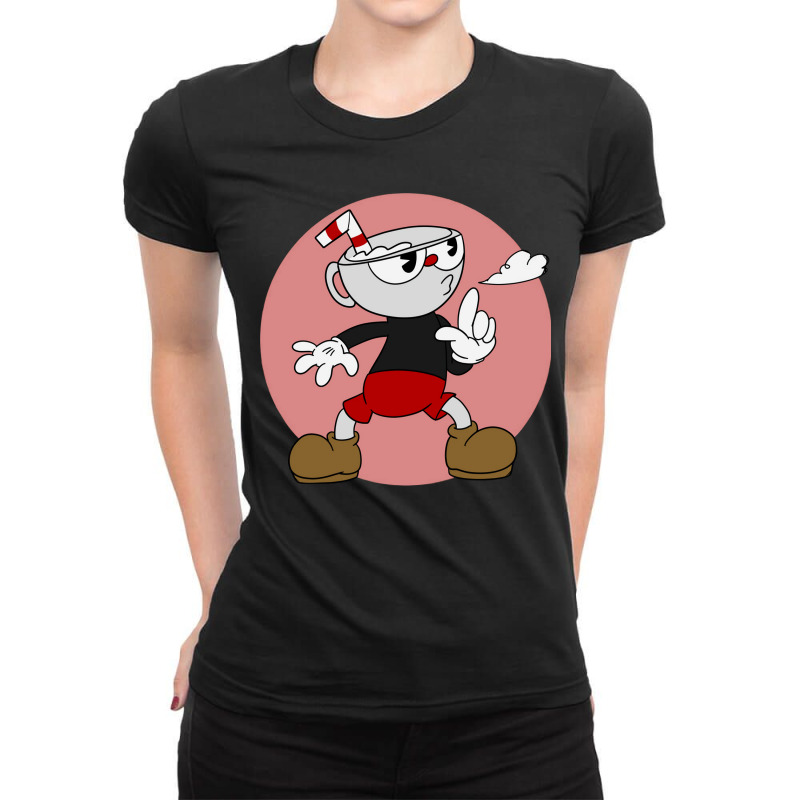 Vintage Classic  Knock Out Design Character Funny Gifts Ladies Fitted T-Shirt by Artist-Mauricio | Artistshot