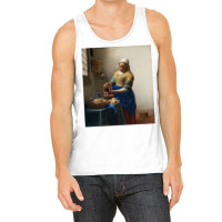 The Milkmaid By Vermeer Art Long Sleeve T Shirt Tank Top | Artistshot