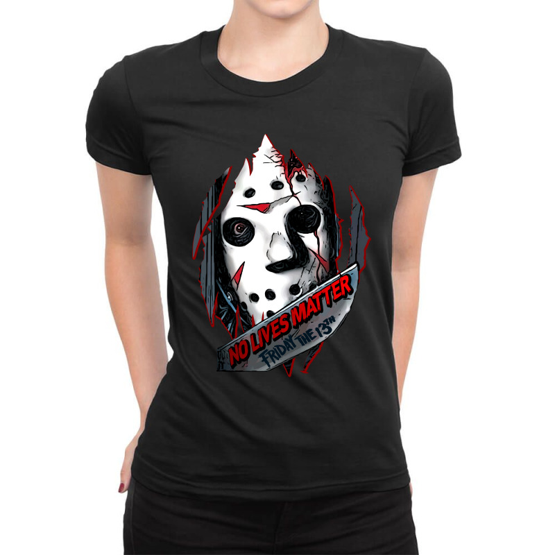 Classic Film  Jasons Movie Character Men Women Ladies Fitted T-Shirt by Artist-Joselyn | Artistshot