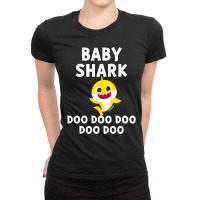 Kids Pinkfong Baby Shark Official Ladies Fitted T-shirt | Artistshot