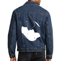 Yin Yang Beagle Funny Men Denim Jacket | Artistshot