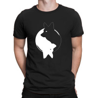 Yin Yang Corgi Funny T-shirt | Artistshot