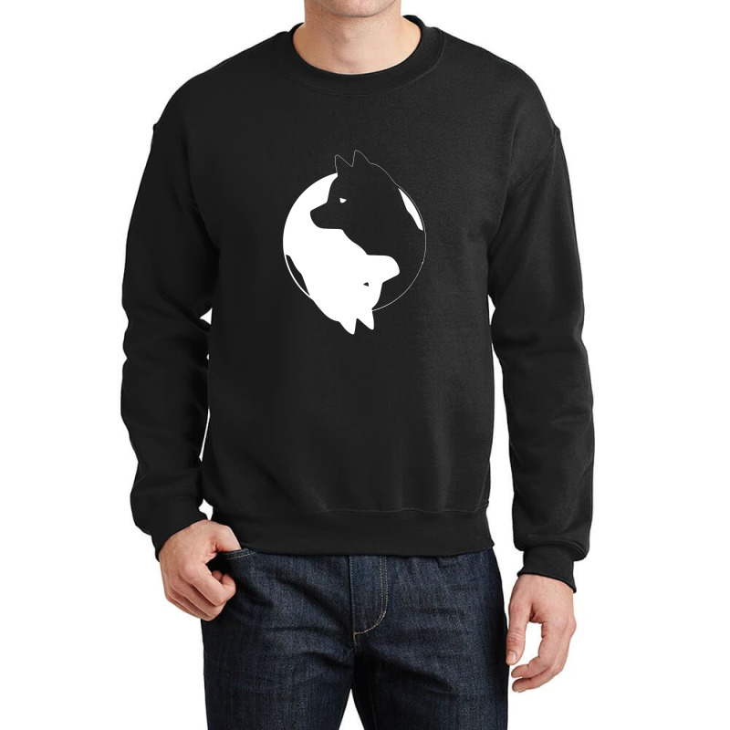 Yin Yang Husky Funny Crewneck Sweatshirt | Artistshot