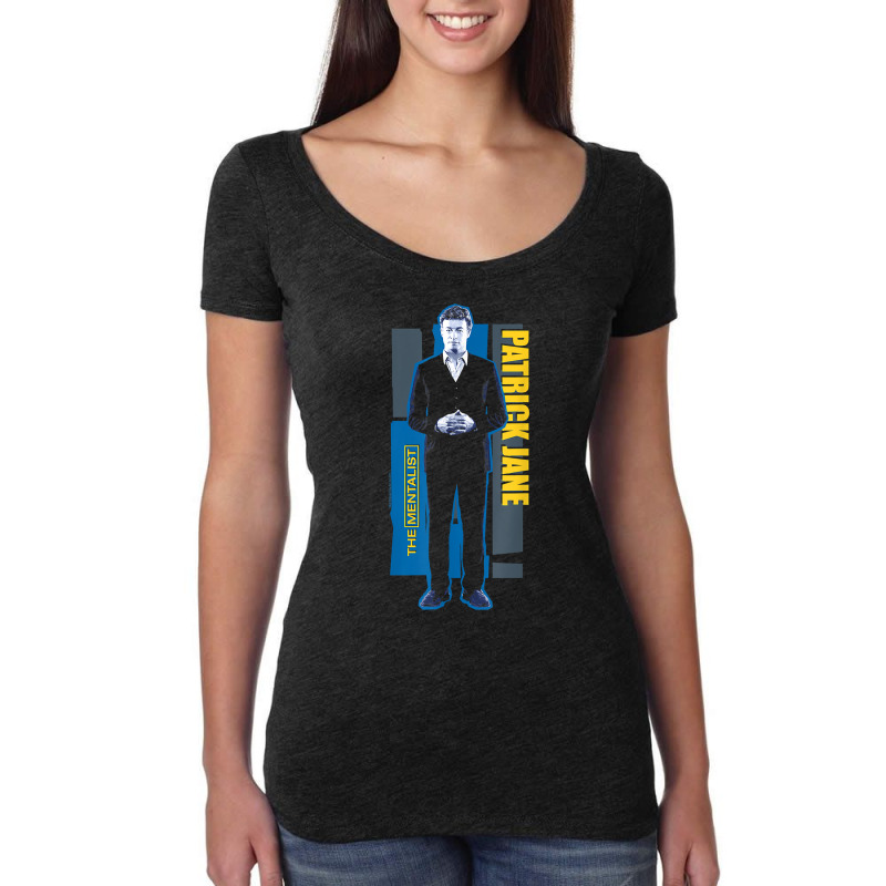 The Mentalist Patrick Jane Women's Triblend Scoop T-shirt by trokeryth | Artistshot