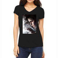 Graphic Vintage  Mortuary Films Characters Lover Gifts Women's V-neck T-shirt | Artistshot