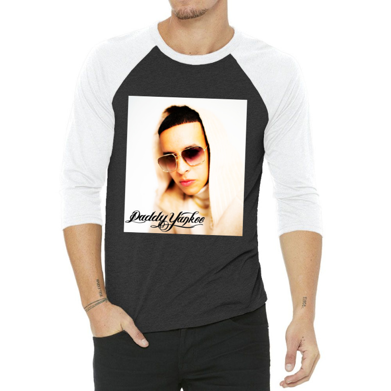Custom Daddy Yankee 3/4 Sleeve Shirt By Ashillacornelia Shop - Artistshot