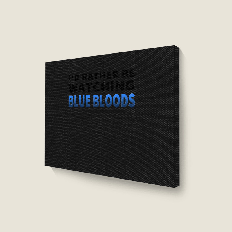 Gifts Idea Blue Cute Bloods Mens Womens Landscape Canvas Print | Artistshot