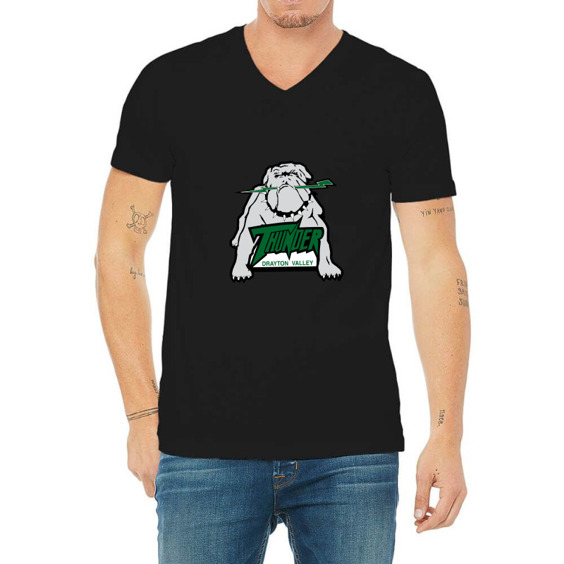 Drayton Valley Thunder V-Neck Tee by Zoroshop | Artistshot