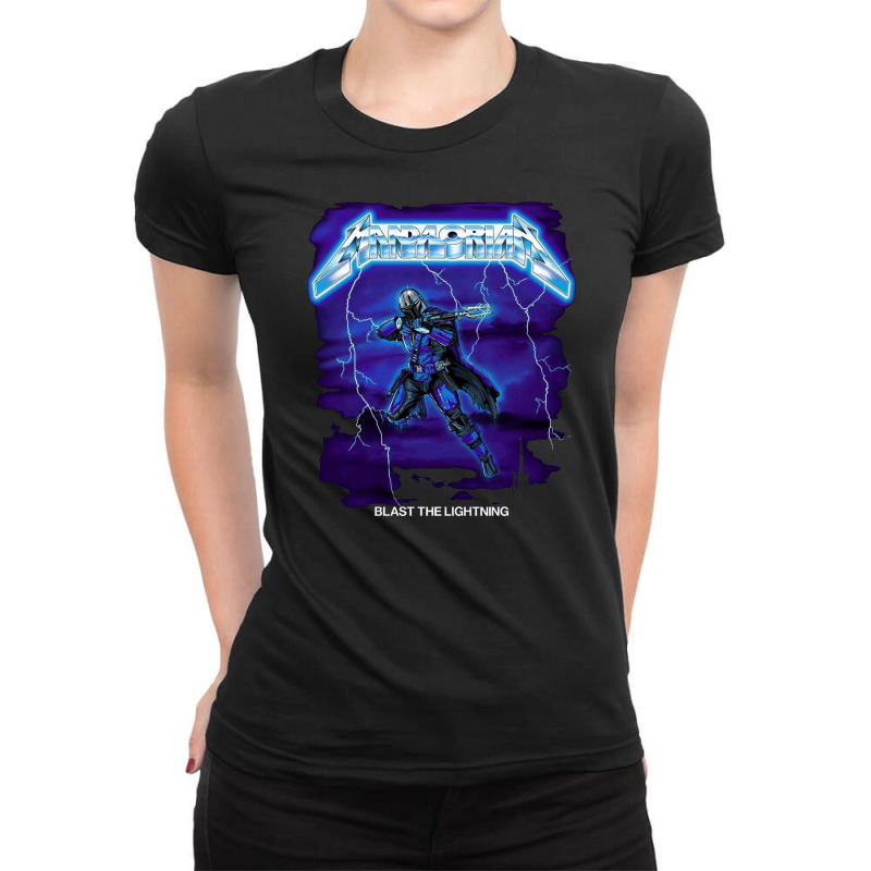 Blast The Lightning Ladies Fitted T-Shirt by Robertos | Artistshot