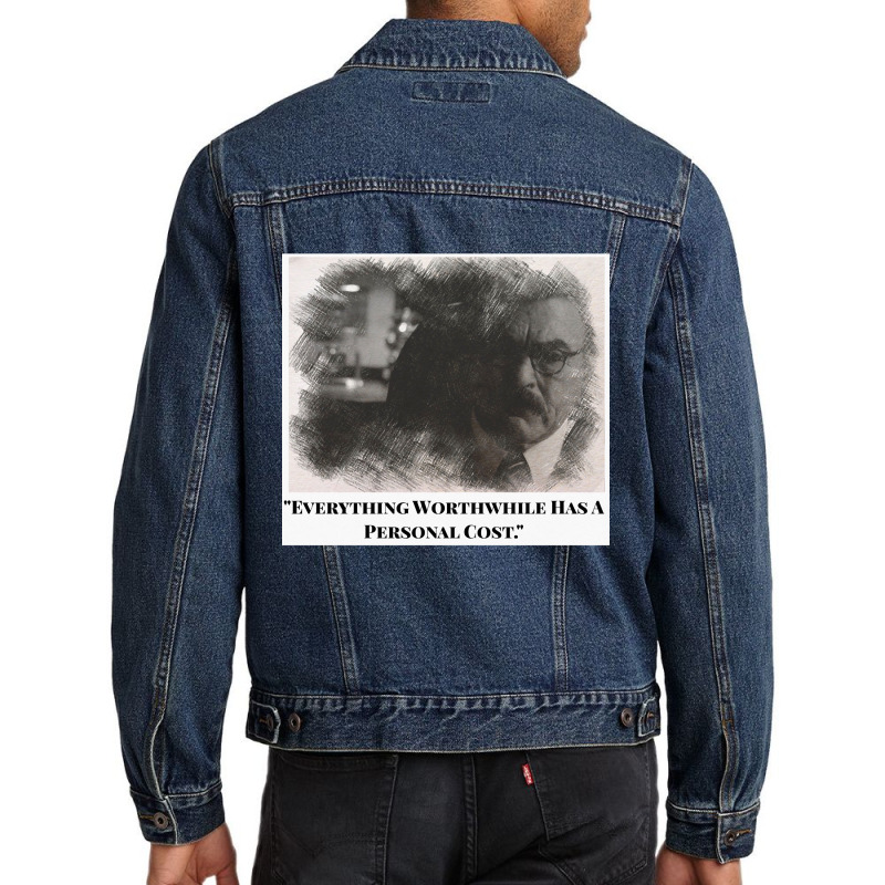 Lover Gift Reagan Gifts Men Men Denim Jacket | Artistshot