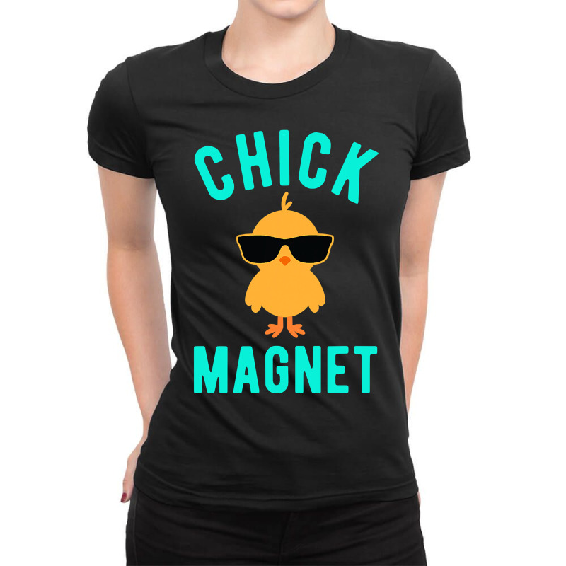 Chick Magnet  Funny Easter  For Boys Kids Men Tee Ladies Fitted T-Shirt by bakien89 | Artistshot