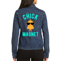 Chick Magnet  Funny Easter  For Boys Kids Men Tee Ladies Denim Jacket | Artistshot