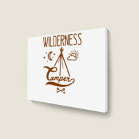 Wilderness Camper Landscape Canvas Print | Artistshot