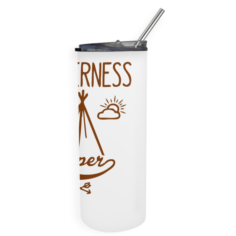 Wilderness Camper Skinny Tumbler | Artistshot