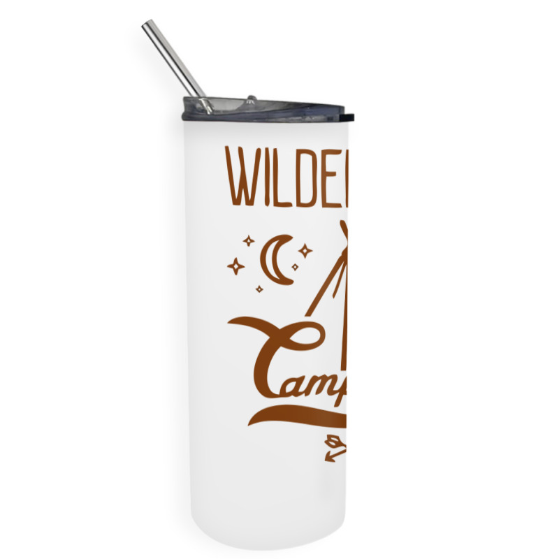 Wilderness Camper Skinny Tumbler | Artistshot