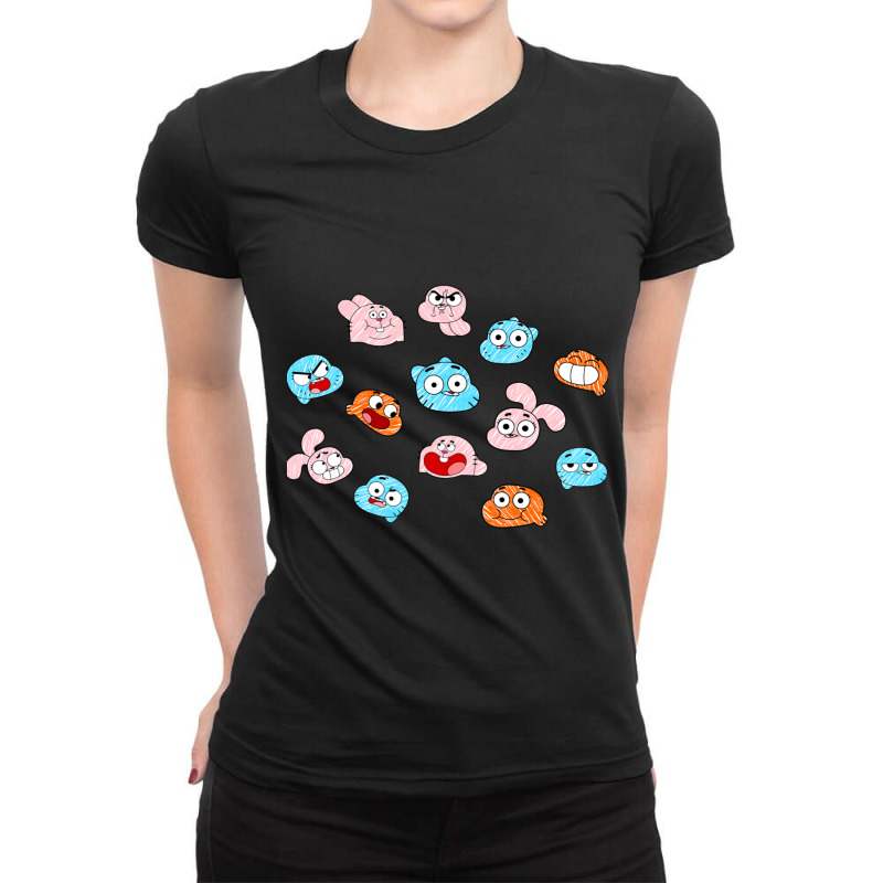 Mask Skater Gumball Day Gift Ladies Fitted T-Shirt by ArtistChaya | Artistshot