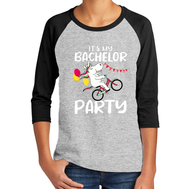 It's My Bachelor Party For Groom Naughty Funny 1 Youth 3/4 Sleeve | Artistshot