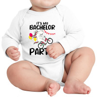 It's My Bachelor Party For Groom Naughty Funny 2 Long Sleeve Baby Bodysuit | Artistshot