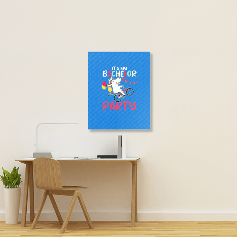 It's My Bachelor Party For Groom Naughty Funny Portrait Canvas Print | Artistshot