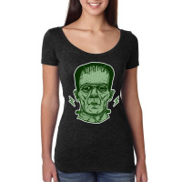 Vintage Graphic  Frankensteins Design Character Birthday Women's Triblend Scoop T-shirt | Artistshot