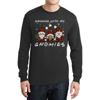 Hanging With Gnomies Gnome Christmas Xmas Buffalo Plaid Red T Shirt Co Long Sleeve Shirts | Artistshot