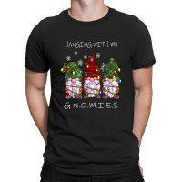 Hanging With Gnomies Gnome Christmas Xmas Buffalo Plaid Red T Shirt T-shirt | Artistshot