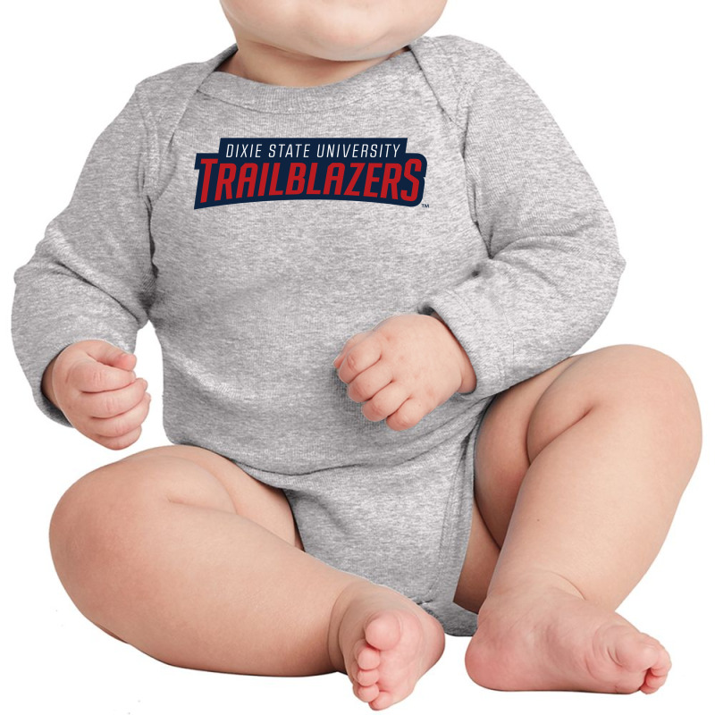 Trailblazers Wordmark Long Sleeve Baby Bodysuit by bhadra | Artistshot