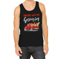 Hanging With My Gnomies Christmas Red Truck Xmas Tree Gnomes T Shirt Tank Top | Artistshot