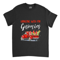 Hanging With My Gnomies Christmas Red Truck Xmas Tree Gnomes T Shirt Classic T-shirt | Artistshot