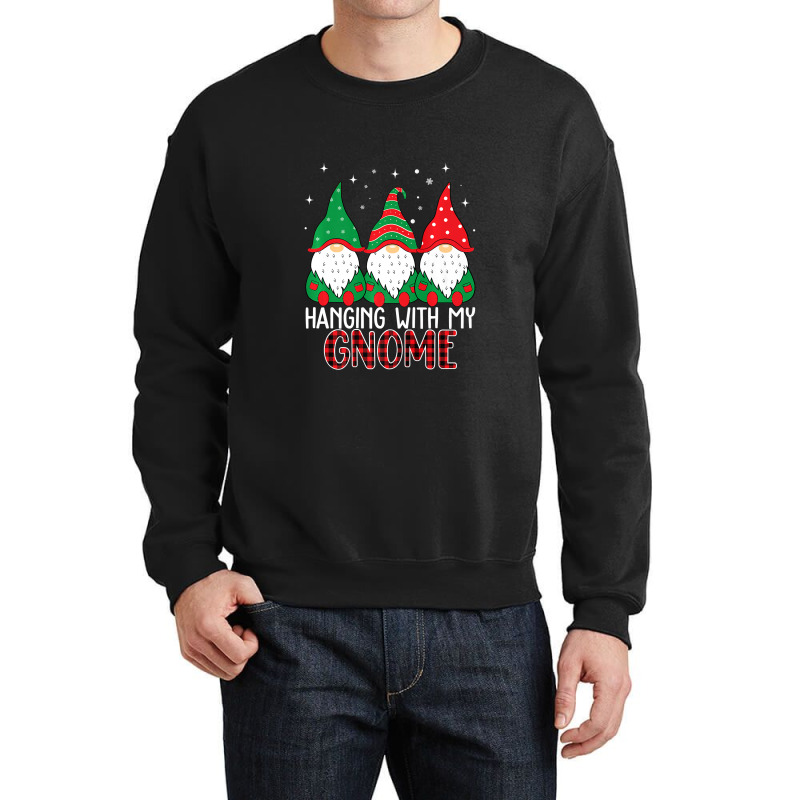 Hanging With My Gnomies Funny Garden Gnome Premium T Shirt Crewneck Sweatshirt | Artistshot