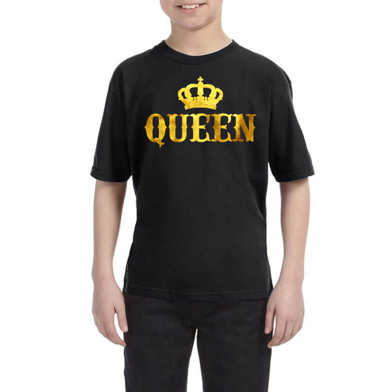 Queen Gold Couple Youth Tee | Artistshot