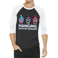 Hanging With My Gnomies Nordic Santa Gnome Christmas Pajama Premium T 3/4 Sleeve Shirt | Artistshot