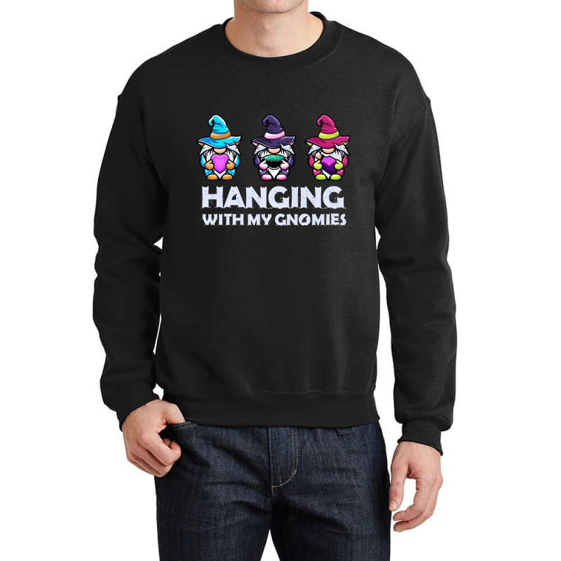 Hanging With My Gnomies Nordic Santa Gnome Christmas Pajama Premium T Crewneck Sweatshirt | Artistshot