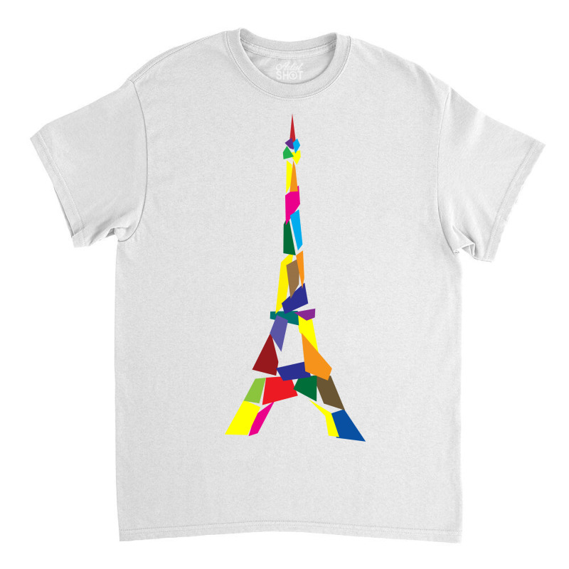 Abstract Eiffel Tower France Paris Classic T-shirt | Artistshot