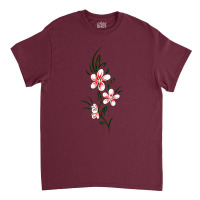 Abstract Flower With Butterflies Classic T-shirt | Artistshot