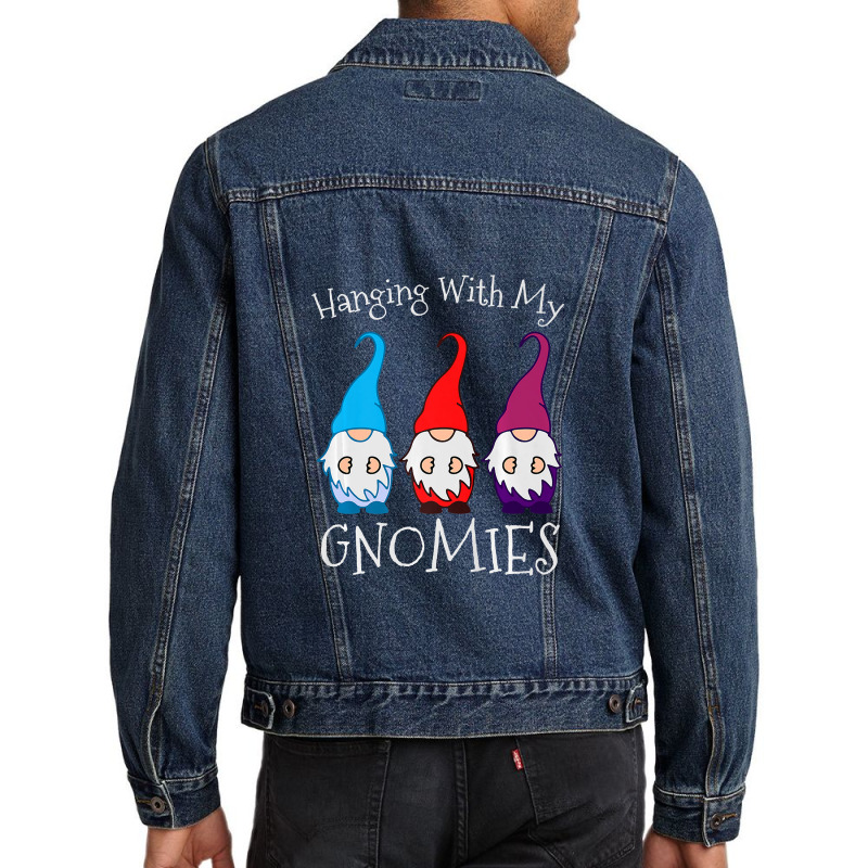 Hanging With My Gnomies Nordic Santa Gnome Christmas Pajama Premium T Men Denim Jacket | Artistshot