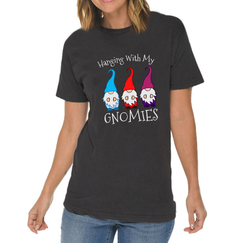 Hanging With My Gnomies Nordic Santa Gnome Christmas Pajama T Shirt Co Vintage T-shirt | Artistshot