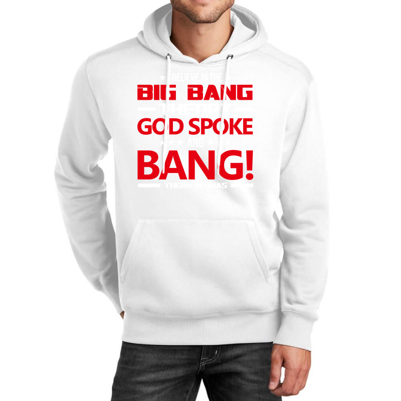 Big Bang Theory Funny Christian Creation Unisex Hoodie by devy | Artistshot