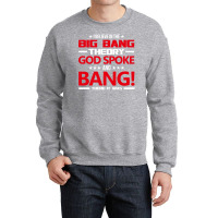 Big Bang Theory Funny Christian Creation Crewneck Sweatshirt | Artistshot