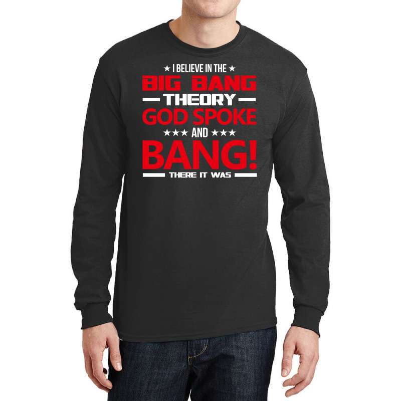 Big Bang Theory Funny Christian Creation Long Sleeve Shirts by devy | Artistshot