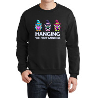 Hanging With My Gnomies Nordic Santa Gnome Christmas Pajama T Shirt Co Crewneck Sweatshirt | Artistshot