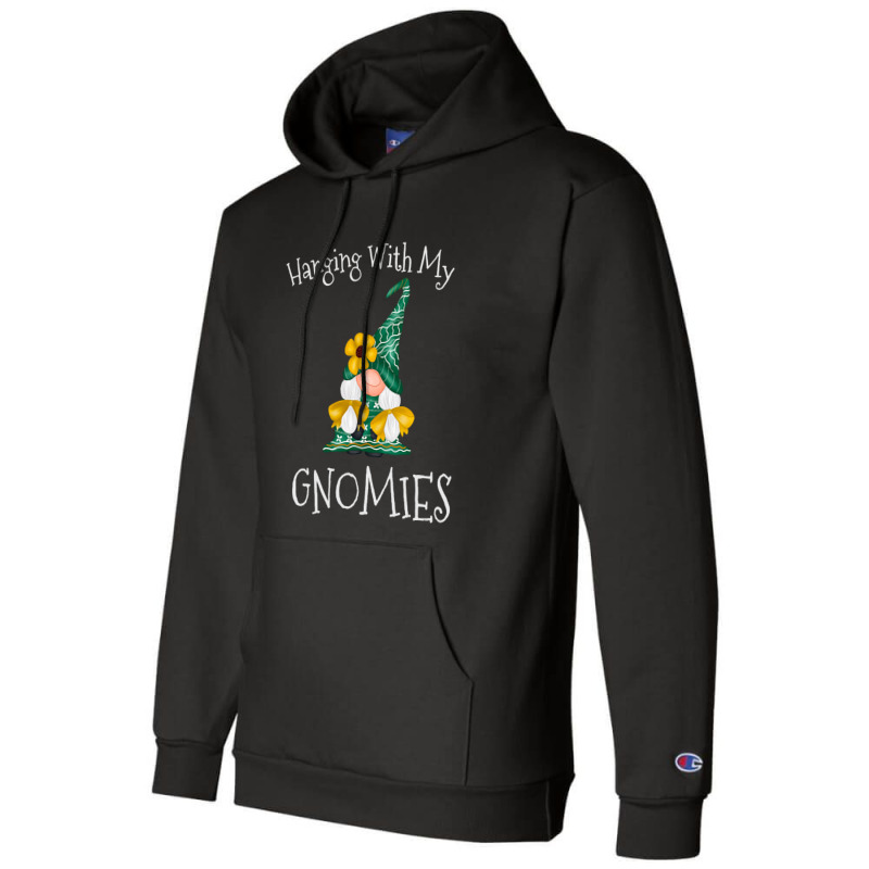 Hanging With My Gnomies Nordic Santa Gnome Christmas Pajama T Shirt Co Champion Hoodie | Artistshot