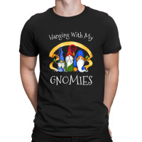 Hanging With My Gnomies Nordic Santa Gnome Christmas T Shirt Copy Copy T-shirt | Artistshot