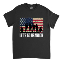 Let’s Go Brandon American Flag Veterans Vintage Classic T-shirt | Artistshot