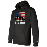 Let’s Go Brandon American Flag Veterans Vintage Champion Hoodie | Artistshot