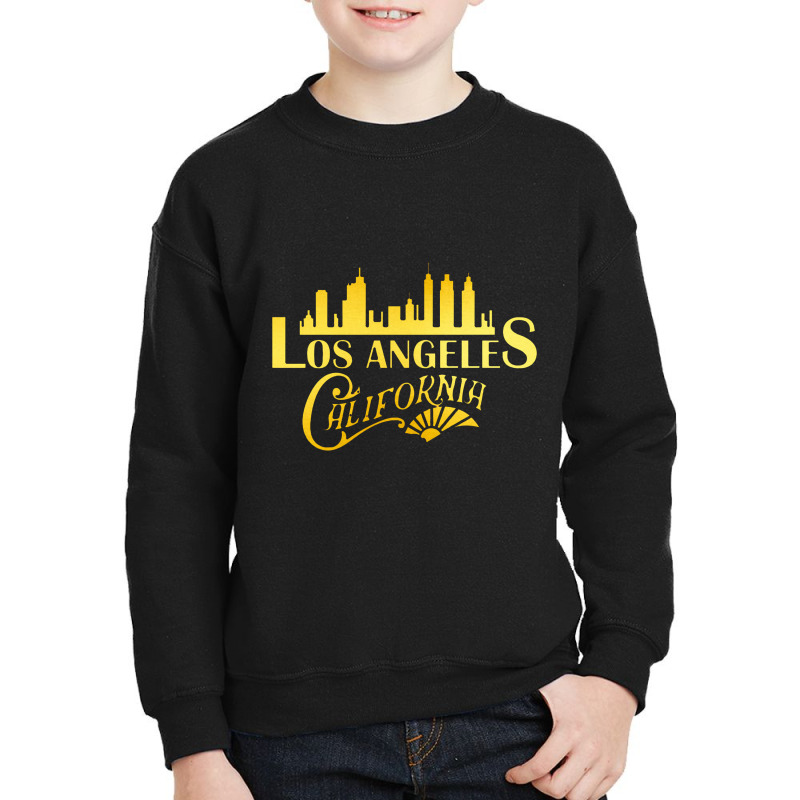 Los Angeles City Skyline 1 Youth Sweatshirt by gulatotal | Artistshot