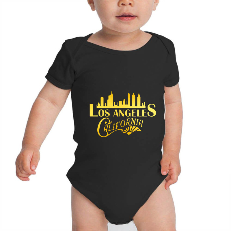 Los Angeles City Skyline 1 Baby Bodysuit by gulatotal | Artistshot