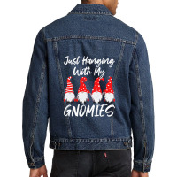 Hanging With My Gnomies Pajama, Christmas Gnome T Shirt Copy Copy Copy Men Denim Jacket | Artistshot