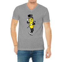 Mr Peanut V-neck Tee | Artistshot